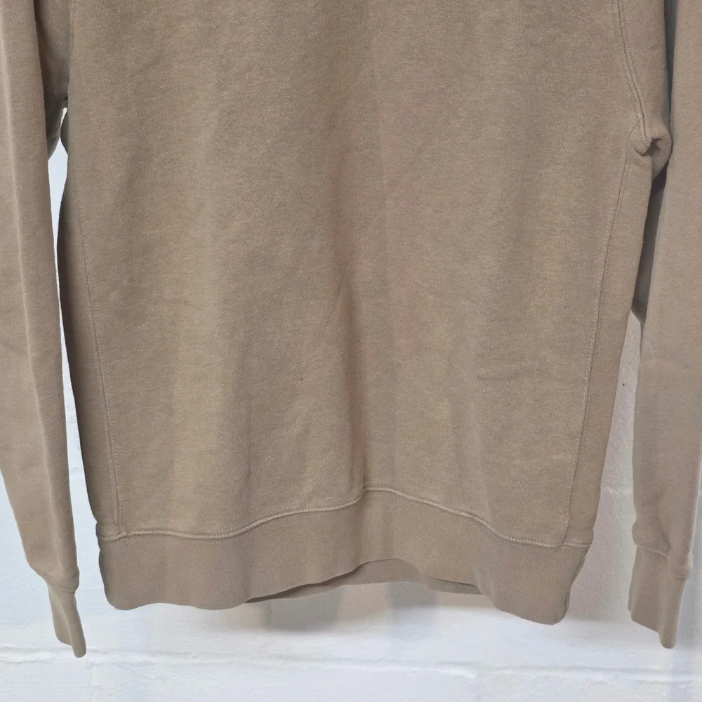 Nike Sportswear Club Fleece Crewneck Sweatshirt Khaki Tan Mens Small BV2662-247 - Picture 5 of 9